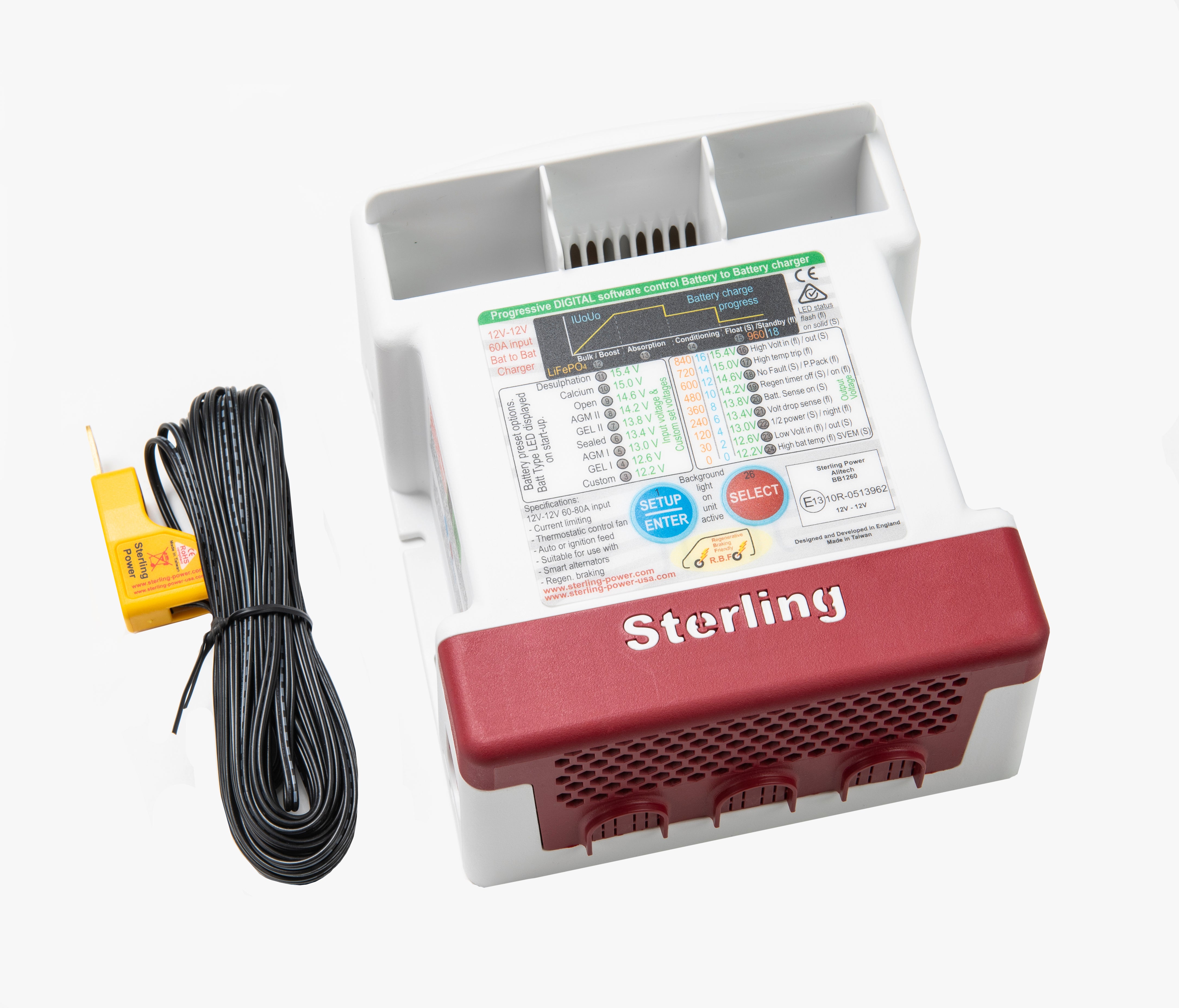 Sterling B2B Ladegerät - Ladebooster Pro Batt Ultra 1260 12V-12V