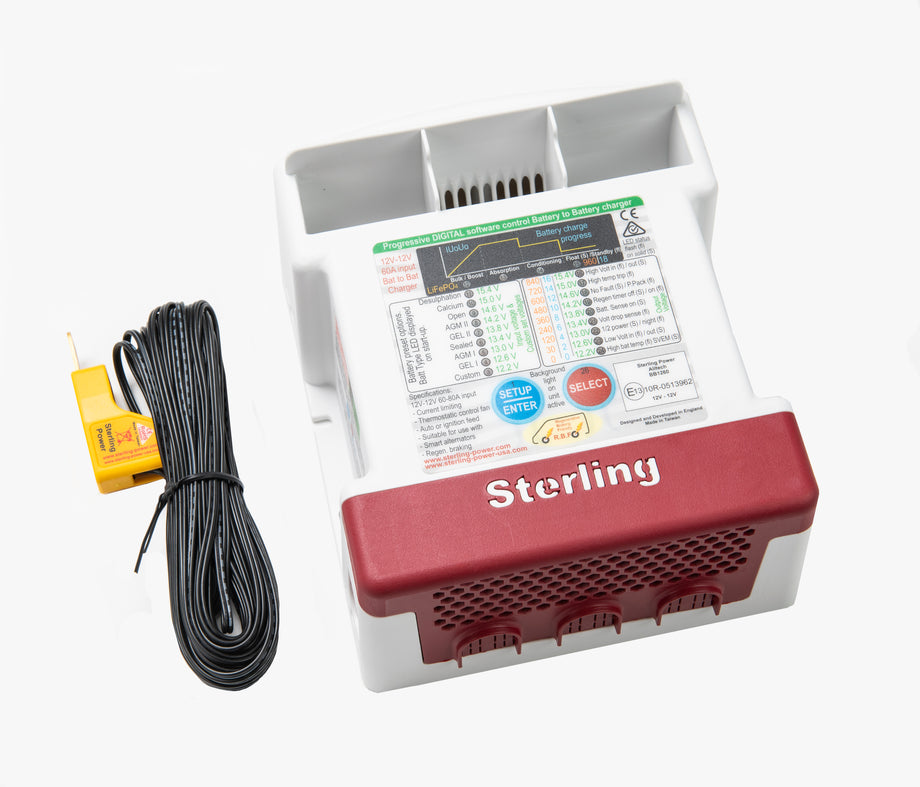 Sterling B2B Ladegerät - Ladebooster Pro Batt Ultra 1260 12V-12V 60A –  CAPRACELL